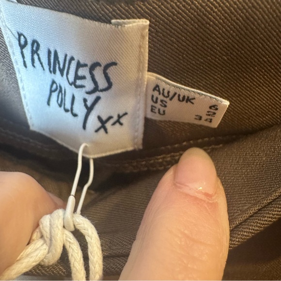 Princess Polly Archer Pants Brown Lower‎ Impact - Picture 6 of 10